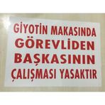 KATAR Giyotin Makasında Görevliden Başkasının Çalışamaz