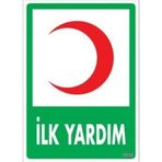 Katar Market İlk Yardım Uyarı Levhası