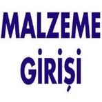 Katar Market Malzeme Girişi Uyarı Levhası