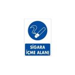 Katar Market Sigara İçme Alanı Uyarı Levhası