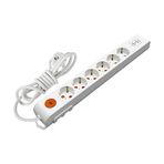 KATAR Mutlusan Ritech 6'lı Usb Topraklı Priz Ç.Kor.2mt
