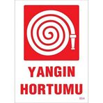 KATAR Uyarı Levhası Yangın Hortumu 864\