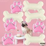 KatchOn, Pembe Köpek Kemik Balonu - 29 inç, 8'li Paket | Pembe Köpek Pençesi Balonları Pawty Doğum Günü Süslemeleri için | Pembe Pati Baskı Balonlar, Kemik Balonları | Köpek Balonları, Köpek Doğum