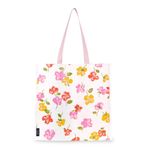 kate spade new york Yeniden Kullanılabilir Alışveriş Çantası, Omuz Askılı Bakkal Çantası, Büyük Katlanabilir Tote, Bahar Hercai Menekşe, Bahar Hercai Menekşe