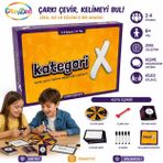 Kategori X Kelime Oyunu 2-4 Kişilik 6+ Yaş Zeka Geliştirici Eğitici Aile Oyunu