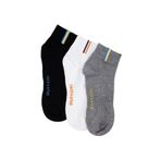 Katia & Bony 3'lü Paket Golf Unisex Step Çorap Siyah/Beyaz/Gri 35-38, 35-38, 12101U7010, Siyah/Beyaz/Gri, üniseks-yetişkin