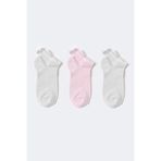Katia & Bony 3'Lü Paket Kız Çocuk Soft Bambu Step Çorap Beyaz/Beyaz/Pembe 4 Yaş, 4 Yaş, 12201K2008, Beyaz/Beyaz/Pembe, kız-çocuk