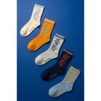 Katia & Bony 5'li Paket Weekdays Çocuk Soket Çorap 2-4 Yaş, 2-4 Yaş, 22201K2020, Desenli, erkek-çocuk