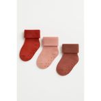 Katia & Bony Bebek 3'lü Havlu Soket Çorap Pembe-Kırmızı-Bordo 12-24 Ay, 12-24 Ay, 22201G1397, PEMBE - KIRMIZI - BORDO, üniseks-bebek