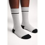 Katia & Bony Çizgili Soket Çorap Açık Gri, Standart, 22501G4049, LIGHT GREY, erkek