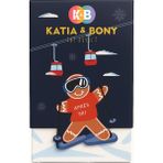 Katia & Bony Çocuk 2'li Snowboard Kutulu Soket Çorap - 5 - 8 - Desenli