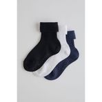 Katia & Bony Çocuk 3'lü Paket Soket Çorap Siyah Mix, 2-4, 12401G2232, Siyah MİX, üniseks-çocuk