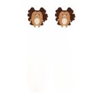 Katia & Bony Çocuk Kirpi Desenli Soket Çorap, 2-4-yas, 22501G2010, Beyaz, erkek-çocuk