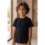 Katia & Bony Çocuk Modal Kısa Kollu Siyah T-Shirt 4-5 Yaş, 4-5, 12610E2003, SİYAH, Erkek Çocuklar