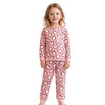 Katia & Bony Çocuk Penguen Baskılı Pijama Takımı, 3-yas, 22512G2001, Pembe, erkek-çocuk