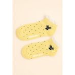Katia & Bony Çocuk Puantiyeli Step Çorap Sarı - 9 - 10 Yaş