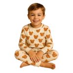 Katia & Bony Çocuk Teddy Pijama Takımı, 2, 22512G2012, Desenli, erkek-çocuk