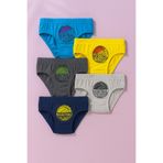 Katia & Bony Erkek Çocuk Basketbol 5'li Slip Külot, 2, 12503G1046, ÇOK RENKLİ, erkek-çocuk