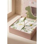 Katia & Bony Erkek Çocuk Dinozor Desenli Kutulu Pijama Takımı - Ekru - 8 - 9 Yaş
