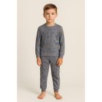 Katia & Bony Erkek Çocuk Savaş Uçağı Desenli Pijama Takımı - 2 - 3 Yaş
