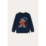 Katia & Bony Erkek Çocuk Snowboard Sweatshirt Pijama Üstü Lacivert - 4 - 5 Yaş