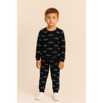 Katia & Bony Erkek Çocuk Uçak Desenli Pijama Takımı - 2 - 3 Yaş