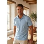 Katia & Bony Erkek Polo Yaka Havlu T-Shirt Mavi