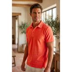 Katia & Bony Erkek Polo Yaka Havlu T-Shirt Mercan