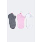 Katia & Bony Kadın Run 3'lü Basic Patik Çorap Beyaz/Pembe/Gri - Mix - 39 - 42