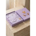 Katia & Bony Kadın Teddy Desenli Kutulu Lila Pijama Takımı - XS