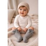 Katia & Bony Kız Bebek Aksesuarlı Dizaltı Çorap Gri Melanj, 1-2-yas, 22101B1015, GREY MEL., kız-bebek