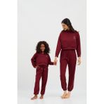 Katia & Bony Kız Çocuk Basıc Fluffy Sweatshirt Bordo - 4 - 5 Yaş