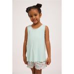 Katia & Bony Kız Çocuk Dantelli Pijama Takımı, 2-4 Yaş, 12312K2014, Yeşil, kız-çocuk