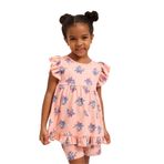 Katia & Bony Kız Çocuk Fairytale Fırfırlı Pijama Üst, 10-11 Yaş, 12312K2017, Pembe, kız-çocuk