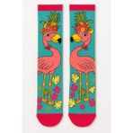 Katia & Bony Kız Çocuk Flamingo Desenli Dizüstü Çorap - 9 - 10 Yaş
