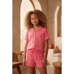 Katia & Bony Kız Çocuk Floral Desenli Şort Pijama Takımı, 10-11 Yaş, 12612K2002, Pembe, kız-çocuk