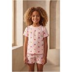 Katia & Bony Kız Çocuk Floral Outburst Dondurma Desenli Paketli Şortlu Pijama Takımı, 2-3 Yaş, 12612K2018, Pembe, kız-çocuk