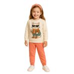 Katia & Bony Kız Çocuk Gözlüklü Kedi Eşofman Takımı, 12-13-yas, 22510G2008, Desenli, kız-çocuk