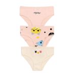 Katia & Bony Kız Çocuk Kedi Desenli 3'lü Slip Külot Açık Pembe, 6-7-yas, 22503K2005, AÇIK PEMBE, kız-çocuk