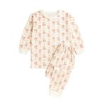 Katia & Bony Kız Çocuk Kurdele Teddy Baskılı Pijama Takımı, 3, 22512G2004, Desenli, kız-çocuk