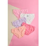 Katia & Bony Kız Çocuk Taş Detaylı 5 Li Paket Slip Külot Çok Renkli,10 Yaş