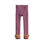 Katia & Bony Kız Çocuk Teddy Aksesuarlı İçi Havlu Tayt Gül Kurusu 5-7 Yaş, 5-7 Yaş, 22501G2031, Gül VIOLET, kız-çocuk