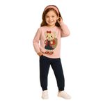 Katia & Bony Kız Çocuk Teddy Desenli Eşofman Takımı, 12-13-yas, 22510G2005, Pembe, kız-çocuk