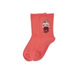 Katia & Bony Kız Çocuk Teddy Desenli Lastiksiz Modal Soket Çorap Koyu Pembe, 5-8, 12501G1011, Koyu Pembe, kız-çocuk