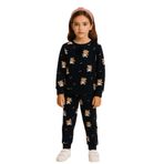 Katia & Bony Kız Çocuk Teddy Pijama Takımı, 3-4-yas, 22512G2017, Desenli, kız-çocuk