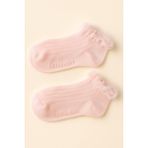 Katia & Bony Kız Çocuk Tül Aksesuarlı Step Çorap Pembe - 9 - 10 Yaş