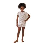Katia & Bony Kız Çocuk Unicorn Desenli Şortlu Pijama Takımı Açık Pembe,4-5 Yaş