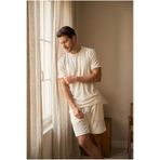 Katia & Bony Modal Kısa Kollu T-Shirt, 2XL, 12610E4001, Ekru, Erkek
