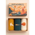 Katia & Bony Özel Istanbul Koleksiyonu Kutulu 3'Lü Şehir Ikonları Unisex Çorap Seti 43-46 12601U4003