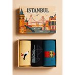 Katia & Bony Özel Istanbul Koleksiyonu Kutulu 3'Lü Şehir Ikonları Unisex Çorap Seti 43-46 12601U4004